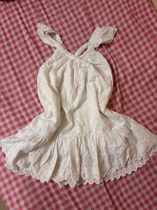 White Broderie Anglaise Mini Dress