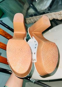 Platform Block Heeled Mules/Wedges