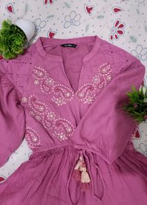 Zudio Pink Flared Top💗