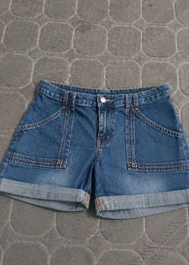 Blue Denim Shorts