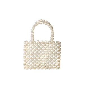 Elegant Pearl Beaded Handbag