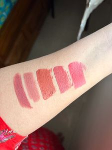 Lip Swatches - Matte Finish