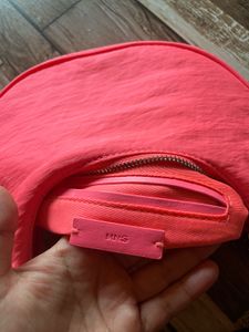 Mango Neon Pink Crescent Bag