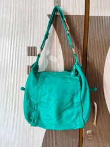 Teal Hobo Shoulder Bag