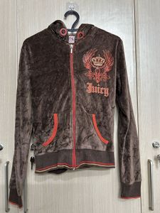 Juicy Couture Velour Zip-Up Hoodie