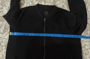 Only - Black Quilted Bomber Jacket