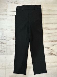 Solid black trouser