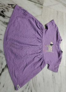 💜Cute Purple Dog Dress for Girls