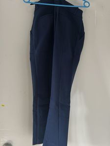 Navy Blue Trousers - cotton formal