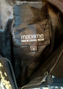 BLACK &amp; WHITE STYLISH MADAME JACKET