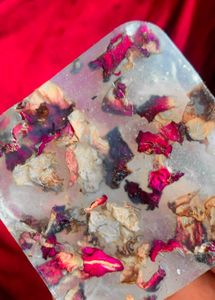 Rose Hand Crafted Petals Home Made Soap