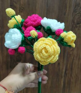 Handmade Crochet Flower Bouquet