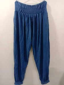 Bohemian Denim Palazzos