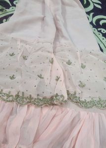 party wear girl's gharara kurta