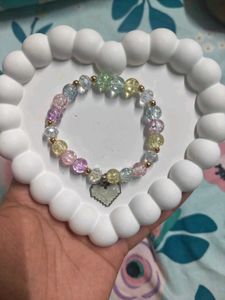 Cute Panda &amp; Pastel Beaded Bracelets Set