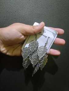 Boho Leaf Drop Earrings
