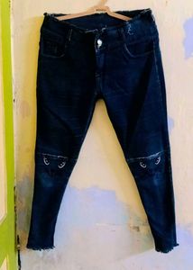 Black Colour Jeans For Women