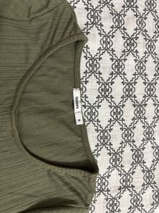 Olive Green Dress- Bossini Brand