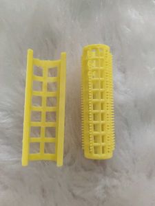 Yellow Hair Rollers