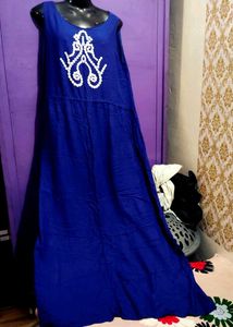 Elegant Royal Blue Maxi Dress