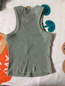 Ribbed Racerback Tank Top