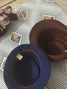 today offer Navy Blue Fedora Hat