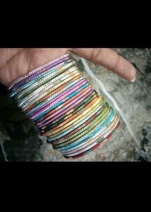 Assorted Color Bangles Set