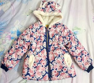 Floral Padded Jacket For Kids