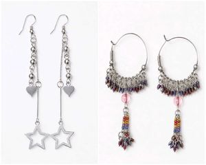 2 Pairs Trendy Fashion Earrings Set