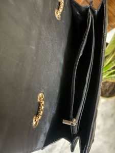 black sling bag