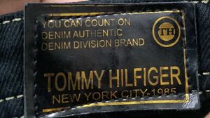 Tommy Hilfiger Black Straight Fit Jeans
