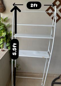 Stylish White Ladder Shelf
