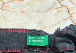 Washed Black Denim Jeans