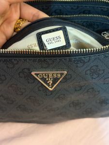 Guess Monogram Crossbody Bag