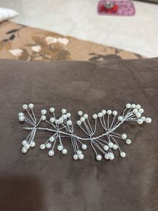 Pearl &amp; Wire Hair Vine Accessory