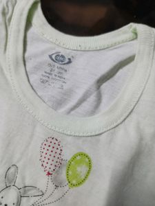 Baby's (0-1months) vests- set of 6