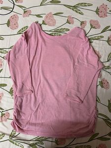 Pink Graphic Print Top