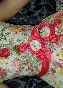 Floral Print Ethnic Gown