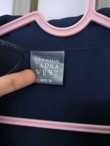 Navy Blue Shirt Kurti