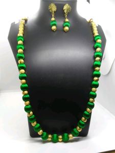 Silk Thread Necklace Set 🥰