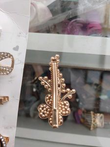 Sparkling Floral Hair Clips (Set of 5)