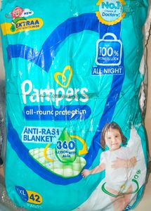 Pampers Pants Diapers XXL 42 pcs