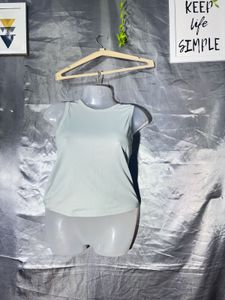 Light Blue Sleeveless Tank Top