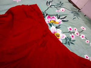Gharara set maroon