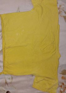 Cute Yellow 'Trouble' Tee