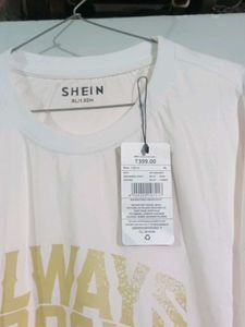 Shein "Always Rock" Graphic Tee