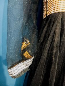 Elegant Black Sequined Gown