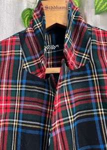 Plaid Vest