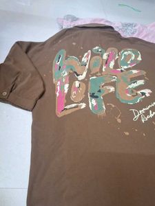 Men's Brown Pocket Shirt