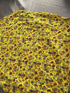Zara Yellow Floral Print T-Shirt